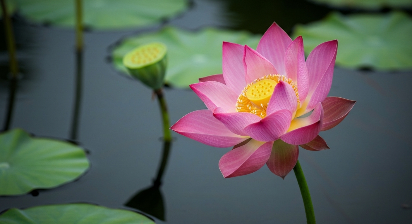 Hoa sen, vẻ đẹp thanh tao và tinh thần kiên cường của Việt Nam.