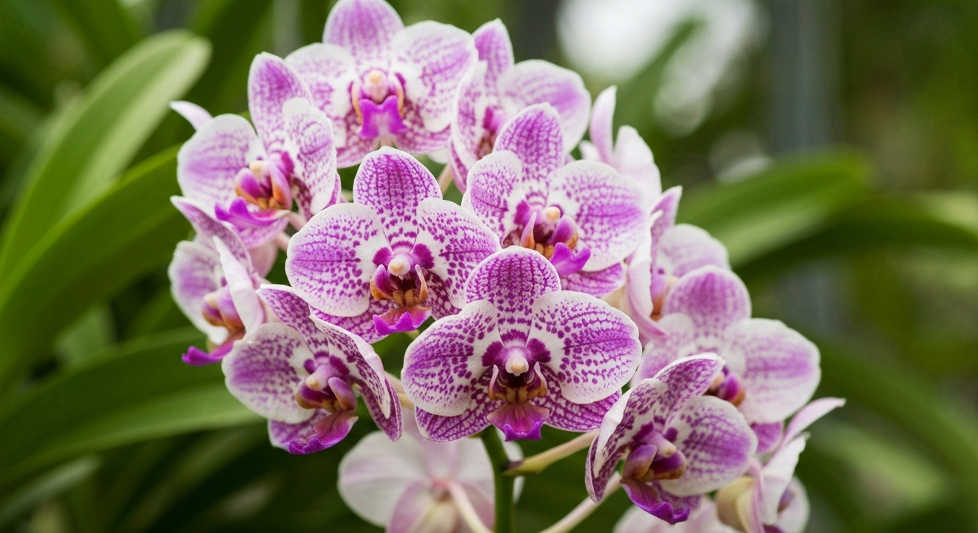 Lan Ngọc Điểm khoe sắc rực rỡ, mang đến hương thơm ngọt ngào cho không gian.