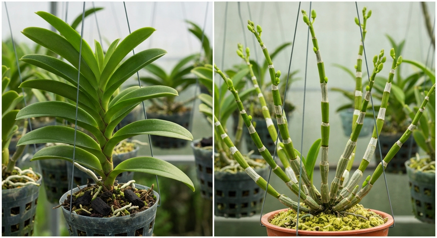 Lan Ngọc Điểm và Phi Điệp, những lựa chọn lý tưởng cho người mới bắt đầu chăm sóc lan rừng.